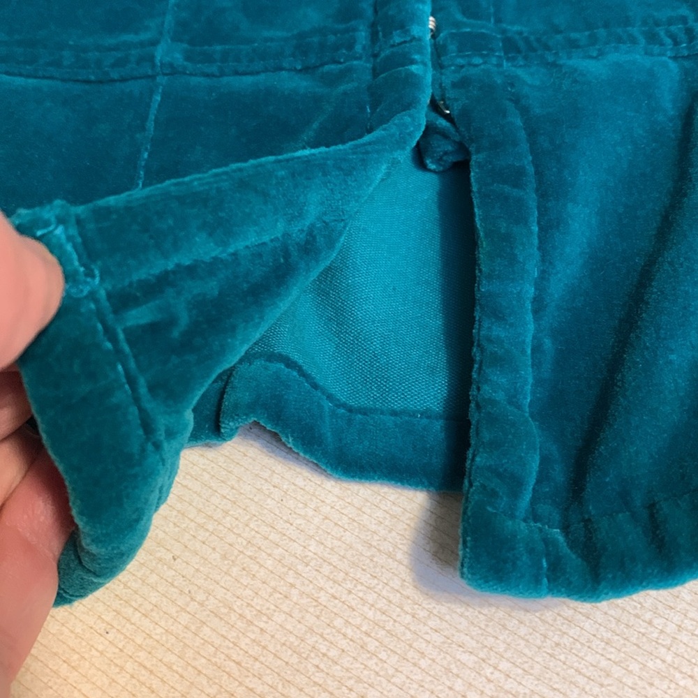 Rave Vintage Teal Blazer with Textured Fabric - Picture 5 of 10